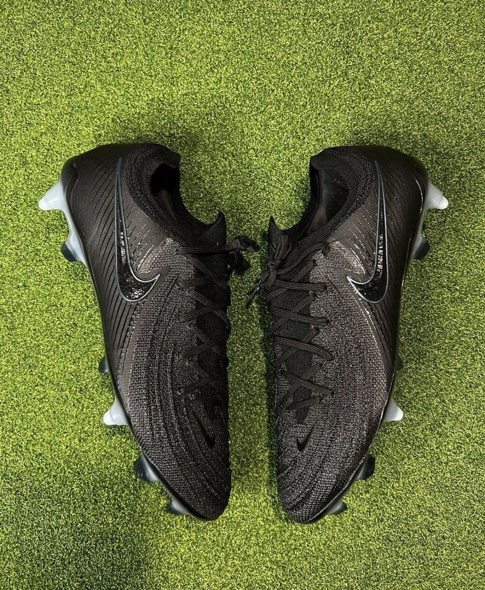 Men’s Sz 7.5 NIKE PHANTOM GX 2 ELITE SG-PRO AG SHADOW PACK BLACK FJ2586-002 New